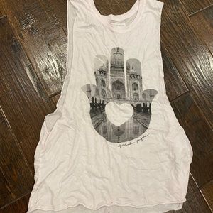 Womens Spiritual Gangster light pink hamsa tank top.  Size M.  Great condition.